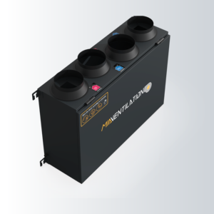 MIA 350m3/h Récupération de chaleur Système de ventilation pour air frais Récupération d'énergie Ventilation Bypass <span class=keywords><strong>Vmc</strong></span> Double Flux Contrôle WIFI - Product Image 6