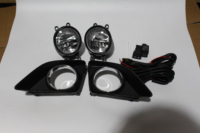 Luces antiniebla de conducción de parachoques para Toyota Corolla Altis 2007 2008 2009 2010 lámpara de luz antiniebla + cubierta de rejilla + cable