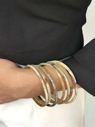 Bracelet en corne naturelle et bracelet de bijoux en corne de buffle naturelle de meilleure qualité Bracelets maigres à vendre - Product Image 5