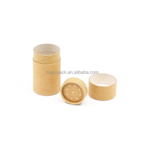100% Biodegradable Custom Logo Cylinder Round <b>Box</b> Cosmetic Paper Sieve Tube Packaging for Loose Powder - Product Image 4