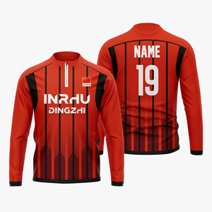 Survêtement de football personnalisé à manches longues pour hommes et enfants – Ensemble d'entraînement, maillot et veste de sport - Product Image 3