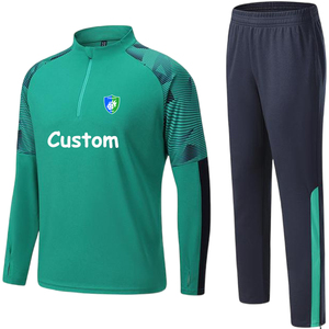 Sublimazione personalizzata per uomini del Club giovanile tuta <span class=keywords><strong>da</strong></span> <span class=keywords><strong>calcio</strong></span> mezza Zip allenamento corsa tute sportive <span class=keywords><strong>da</strong></span> Jogging felpe - Product Image 3