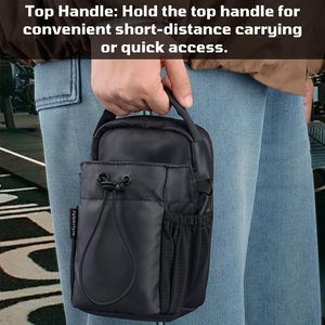 Magnetic Fitness <b>Bag</b> with Water Bottle Strap Small Gym <b>Bag</b> for Men or Women Gym <b>Accessories</b> Gym Essentials - Product Image 6