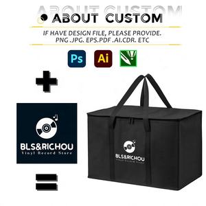 Vente en gros chaude grande capacité sac isotherme réutilisable sac thermos personnalisé étanche sac d'isolation alimentaire Logo modèle de motif géométrique - Product Image 3