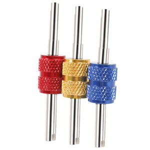 Dr. Llave de válvula gigante de doble propósito de aleación de aluminio para neumáticos de coche y herramienta de reparación de aire acondicionado - Product Image 4