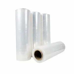 LLDPE 55 Layer Nano Stretch Film Wrap 8 12 15 17 18 30 Microns For Hand And Machine Use