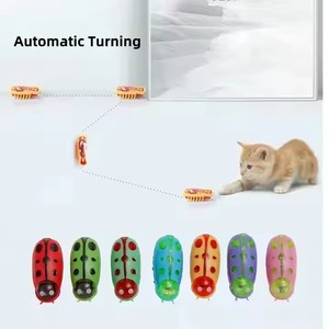 Toptan pil işletilen böcekler interaktif kedi kediler için oyuncak <span class=keywords><strong>Pet</strong></span> elektrikli Bug oyuncak - Product Image 3