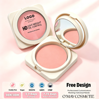 Palette de fards à joues mats imperméables personnalisables avec votre logo, en stock, multi-chromes, contrôle du sébum, sans cruauté animale, végétaliens, en poudre, vente en gros
