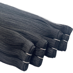 Machine Weft Hair Extensions for Woman Real Human Hair Double Drawn Cuticle Aligned for Comfortable Easy to Install and <strong>Restyle</strong> - Product Image 6