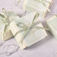 Boîtes à bonbons pour faveurs de mariage, décoration de fête d'anniversaire, boîtes cadeaux, sacs en papier, fournitures de fête, emballage, boîte cadeau, nouvelle collection