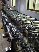 Machine de remplissage de boissons semi-automatique électrique à 2 têtes de remplissage avec pompe pour jus, aliments et boissons en verre, plastique, métal et canettes