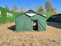Tente de camping en toile de coton pour 12 personnes, quatre saisons, imperméable, avec lit, pour utilisation en extérieur