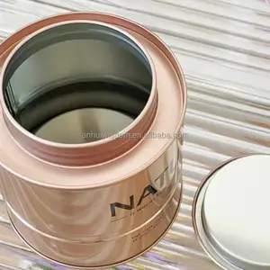 一站式服务定制圆形金属茶罐罐罐咖啡糖香料罐罐金属包装盒咖啡罐罐