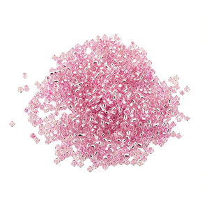 Perline Ilan Abalorios rosa da 2 mm, 50 g, per la creazione di gioielli - Product Image 2