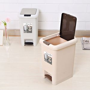 Poubelles à pédale en plastique pour salon, 10L, 15L, 20L - Product Image 5