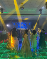 Lantai Dansa LED 3D Infinity Mirror Video Light Programmable Abyss Dance Floor untuk Panggung Pernikahan Lantai Dansa LED dengan Kontrol