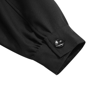 Chaqueta Corta Y2K Personalizada de Alta Calidad para Hombre, con Cuello Solapa, Adorno de Cuentas y Cintura Ancha - Product Image 6