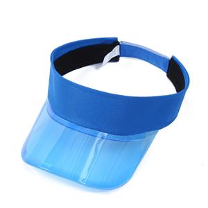 Sombrero de Playa Transparente al por Mayor con Visera de Poliéster PVC para Mujer, Protección UV, Sombrero de Sol sin Parte Superior para Exteriores - Product Image 4