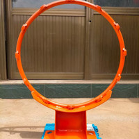Aro de Baloncesto de Hierro Fundido, Tablero de Pared, Estándar, para Interiores y Exteriores, Portátil, Profesional, para Uso Doméstico, para Adultos y Niños, con Redes