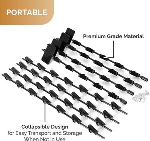 Nhà máy nóng bán 12 móc treo hiển thị treo dải kim loại hàng hóa Clip Dải móc - Product Image 3