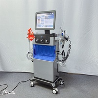 Appareil facial professionnel 12-en-1 pour raffermissement cutané, hydrodermabrasion et élimination des points noirs, machine de soin du visage Hydrafacial