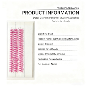 ราคาโรงงานขายส่ง ขนตาปลอม 3 มิติ แบ<span class=keywords><strong>บ</strong></span>ฟูฟ่อง 3 แถว งอนแ<span class=keywords><strong>บ</strong></span><span class=keywords><strong>บ</strong></span> D สำหรับต่อขนตาด้วยตัวเอง ขนตาหลากสี ติดง่าย ความยาว 12 มม. - Product Image 2