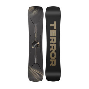 Tavola da Snowboard <span class=keywords><strong>TERROR</strong></span> Carved Gold Nuova, Allargata, a Otto Tagli, Professionale Avanzata per Adulti, Attrezzatura da Sci Figure-Eight - Product Image 1