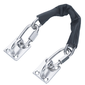 Cadena antivuelco de acero inoxidable 304, cadena de protección de seguridad para puertas de vidrio, diseño Industrial, duradera - Product Image 4