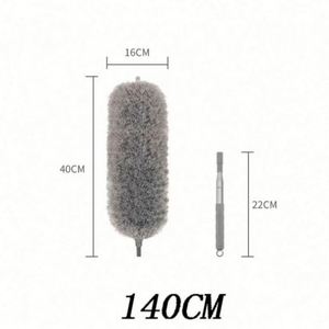 Cepillo Telescópico Retráctil de Microfibra Ecológico y Duradero para Limpiar Polvo y Ácaros en Coches, Muebles y Hogar - Product Image 3