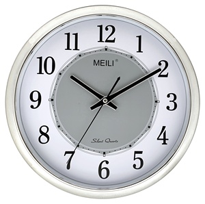 Bán buôn 12inch mạ nhựa khuyến mại quà tặng đồng hồ treo tường - Product Image 1