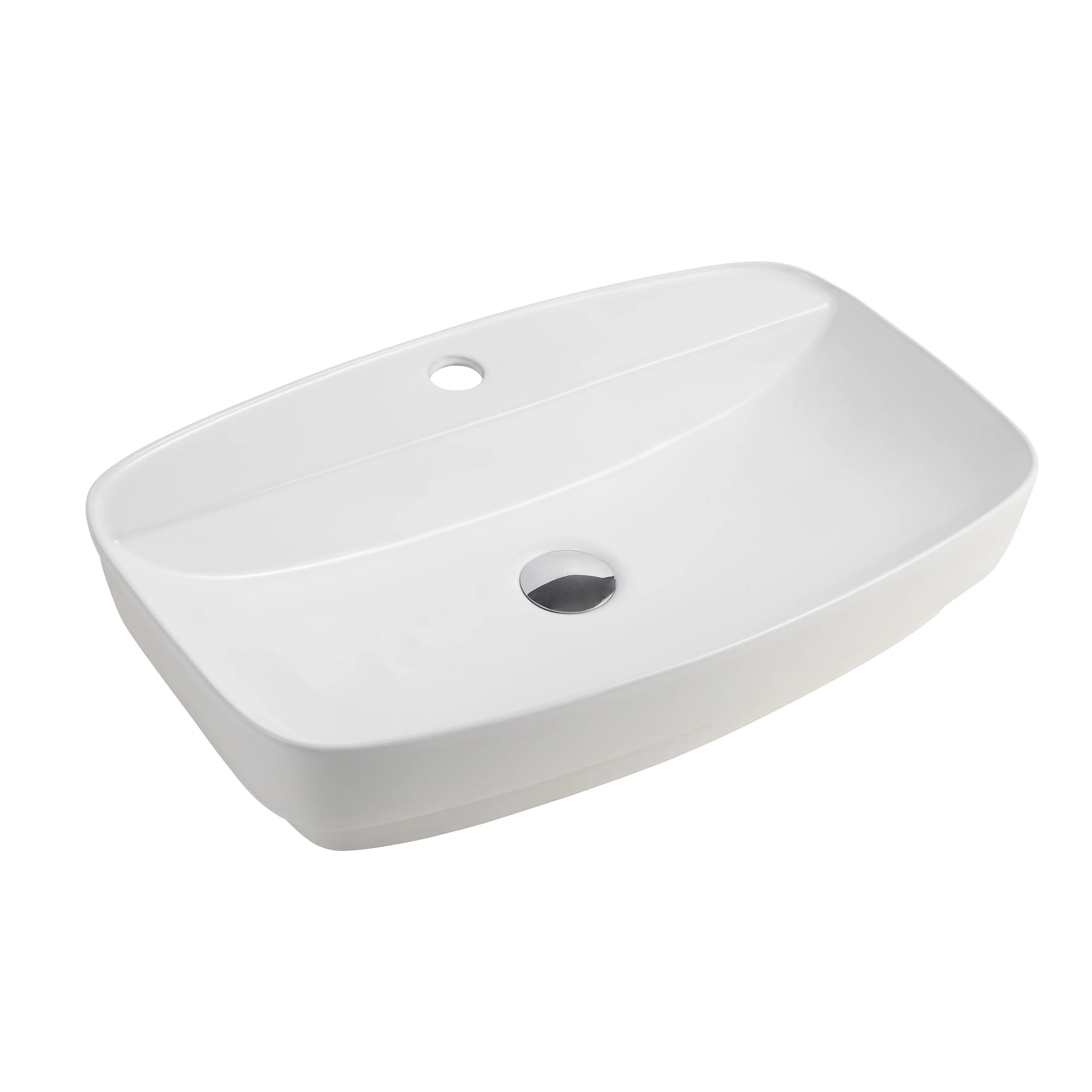 New design hotel unique porcelain modern glossy white ceramic table top small wash basin bathroom sink