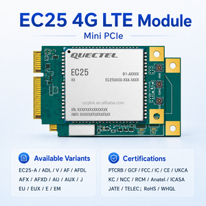 Módulo LTE Cat 4 Mini PCIe Serie EC25, 150Mbps de Descarga, Módulo <span class=keywords><strong>4G</strong></span> M2M IoT con GNSS Multi-Constelación - Product Image 4