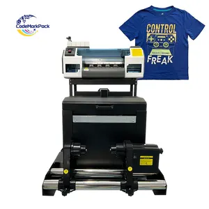 Codemarkpack A3 A2 A3 A4 Pet Film Dtf Printer 40Cm 30Cm Digitale Dtf Voor T-Shirt Met Twee Epson I3200 Printkop