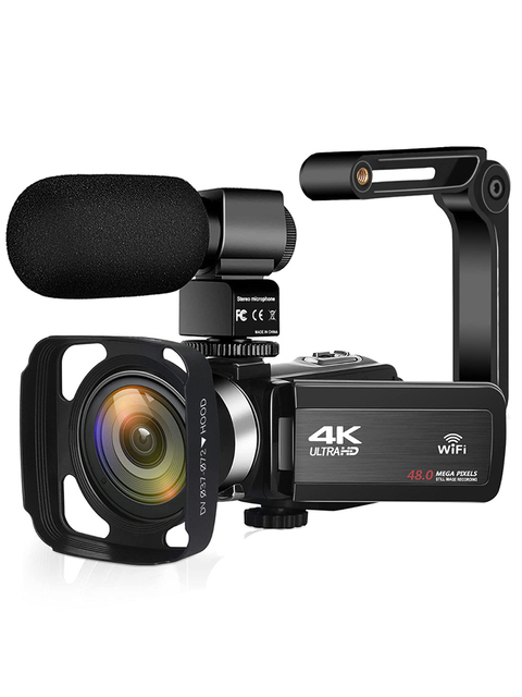 4 K/60 FPS Video Record 48 MP Digital Camera Max to 256 GB  Used As Webcam for Live Streaming Vlogging
