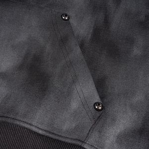 Sweat à capuche Streetwear 480 gsm rétro en détresse à manches détachables pour hommes - Product Image 4