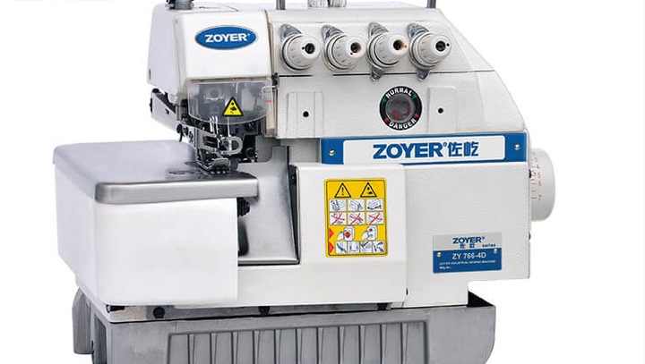 ZY766-4D Overlock Sewing Machine - High-Speed & Reliable