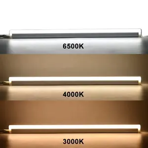 Boyid Factory Price T5 Led Tube Light Linkable Linear 10w 0.6m 3CCT Off/on Switch T5 Led Shop Light Tricolor Light Tube