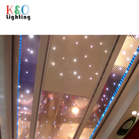 Kit d'éclairage de plafond Led 16w dc 12v Rgbw avec moteur à Fiber optique 0.75mm x 300 3m Star