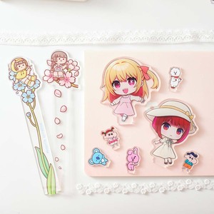 Prix d'usine, nouveau design, support en acrylique transparent mignon, anime, personnalisé, <span class=keywords><strong>fournitures</strong></span> de bureau, ensemble de bureau - Product Image 4