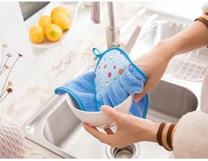 Super Absorbent Microfiber Square <b>Kitchen</b> Cleaning Cloth 28x38cm Non-Woven Fabric Eco-Friendly Dish <b>Towel</b> Cleaning Easily - Product Image 5