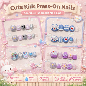 <span class=keywords><strong>Uñas</strong></span> <span class=keywords><strong>Postizas</strong></span> <span class=keywords><strong>para</strong></span> Niños Hechas a Mano OEM, 10 Piezas, <span class=keywords><strong>Uñas</strong></span> Acrílicas 3D, Empaque Personalizado, Venta al Por Mayor - Product Image 1