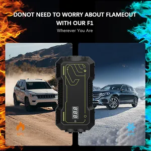 כוח 10000mah שיא הנוכחי 1000a מכונית jumper ערכת קפיצה למאיץ מכונית המאיץ