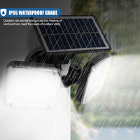 Lampe solaire d'extérieur écologique murale à led avec détecteur de mouvement
