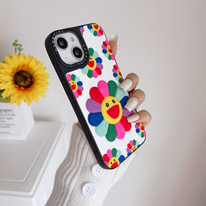 Custodia Protettiva Personalizzata in <span class=keywords><strong>Silicone</strong></span> Morbido con Fiori 3D Cartoon per iPhone 17 16 15 14 13 12 11 Pro Max Antiurto - Product Image 6