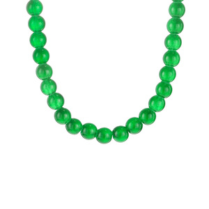 Green Ruyi Bead Necklace Long Chain Crystal Ball Shape Sweater Accessory Fashion Jewelry Gift - Product Image 5