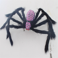 ZONOBLE Halloween Maison Hantée Terreur Araignée en Peluche Accessoire Décoratif pour Enfants de 2 à 14 ans