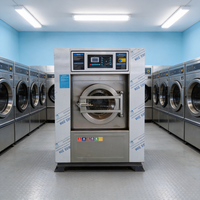 Commercial Laundry Equipment Fully Suspended Washer Extractor SUS304 for Hotel Hospital