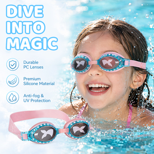 <span class=keywords><strong>Gafas</strong></span> <span class=keywords><strong>de</strong></span> Natación para Niñas XIALE con Diseño <span class=keywords><strong>de</strong></span> Sirena y Diamantes <span class=keywords><strong>de</strong></span> Imitación, Antivaho, Anti-fugas, <span class=keywords><strong>de</strong></span> Silicona, con Protección UV - Product Image 6