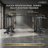 Équipement de musculation professionnel de type Heavy Duty avec système de câbles croisés