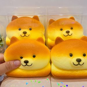 Jouet en peluche créatif anti-stress en forme de pain de chien Chai, à rebond lent, mignon, simulation alimentaire, jouet de décompression - Product Image 2